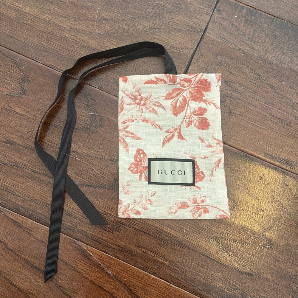 Gucci Canvas Tie Shut Bag